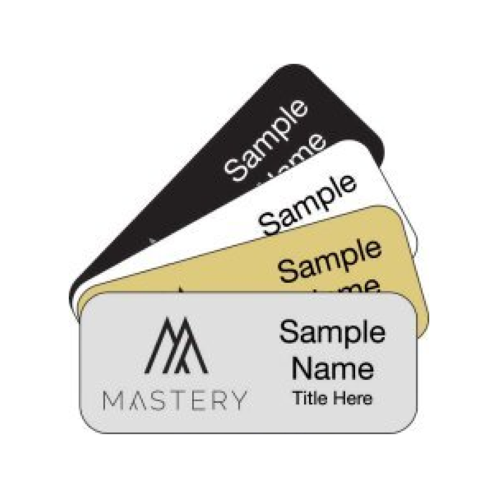 Rectangle Name Badges