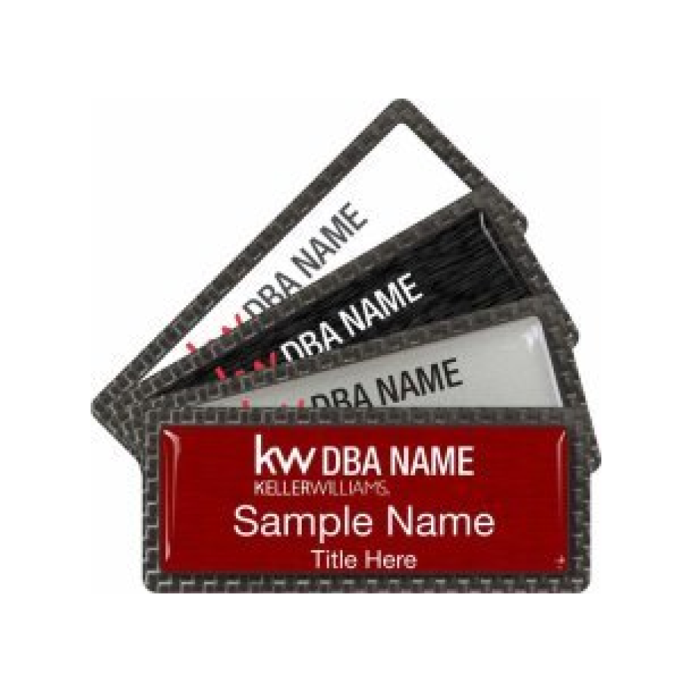 Carbon Fiber Name Badges