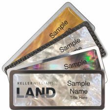 Mother of Pearl Name Badges