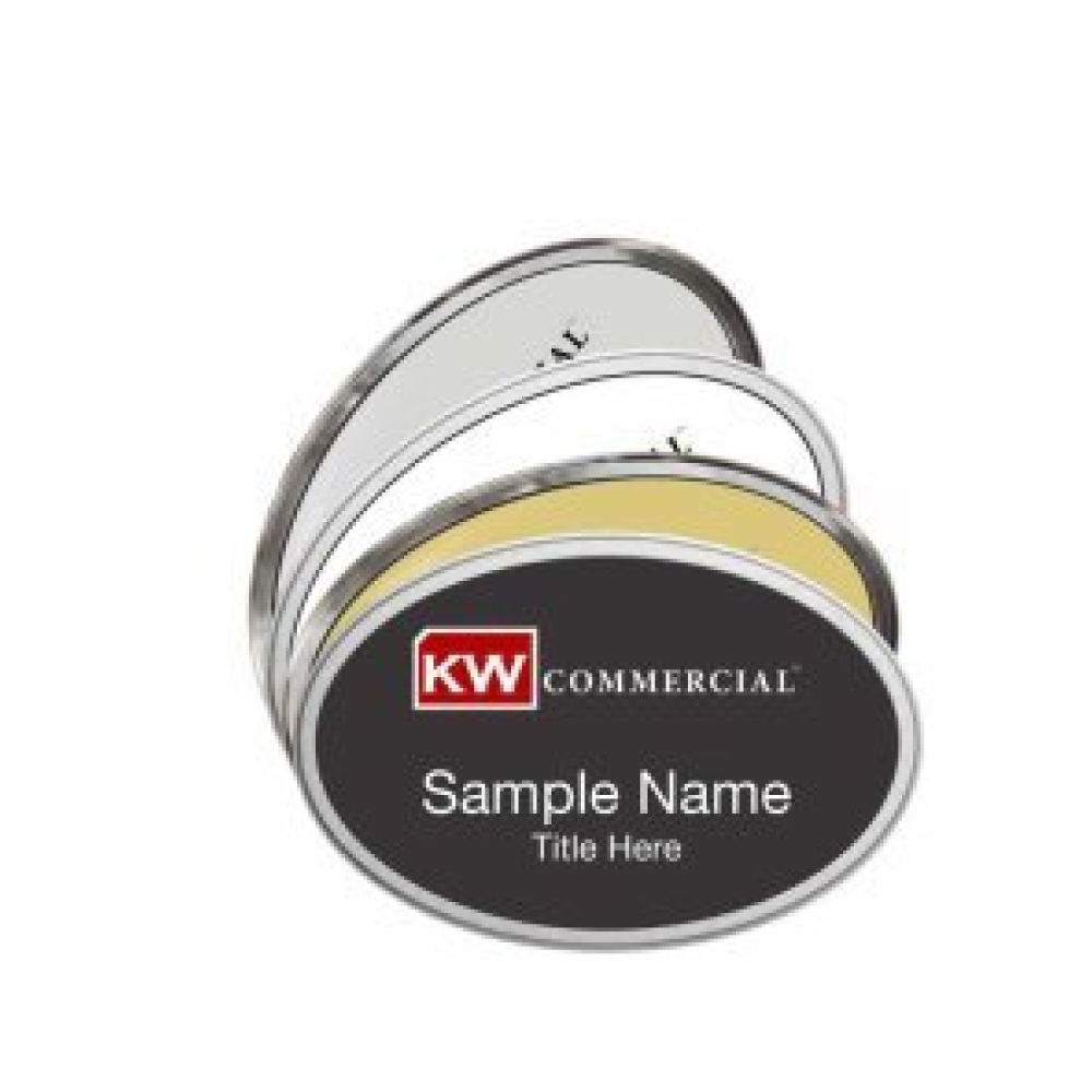 Oval Prestige Name Badges