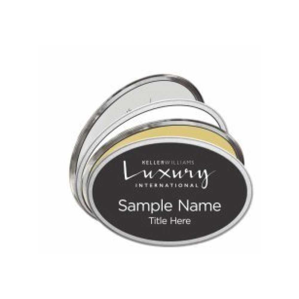 Oval Prestige Name Badges