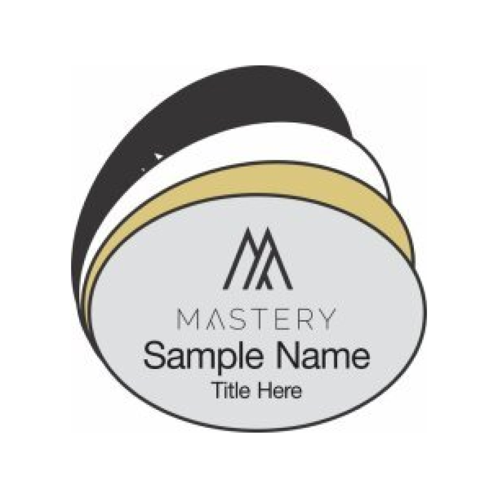 Oval Name Badges