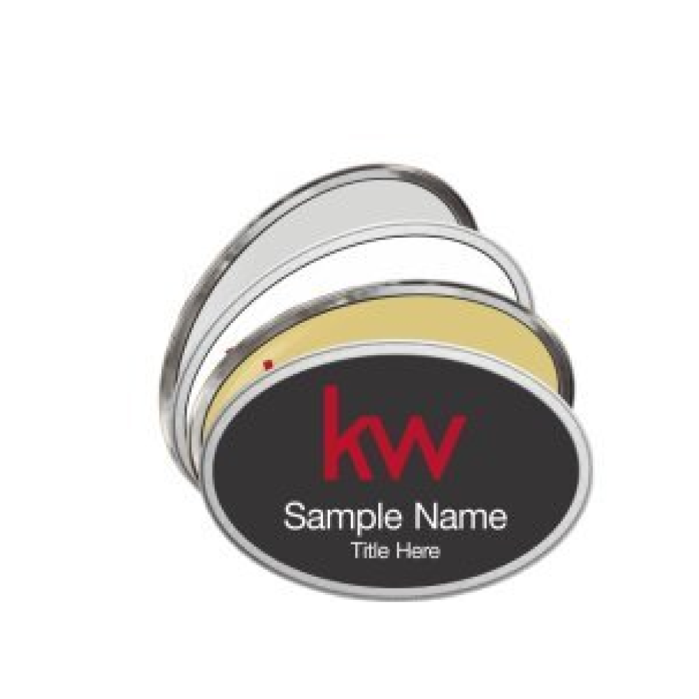 Oval Prestige Name Badges