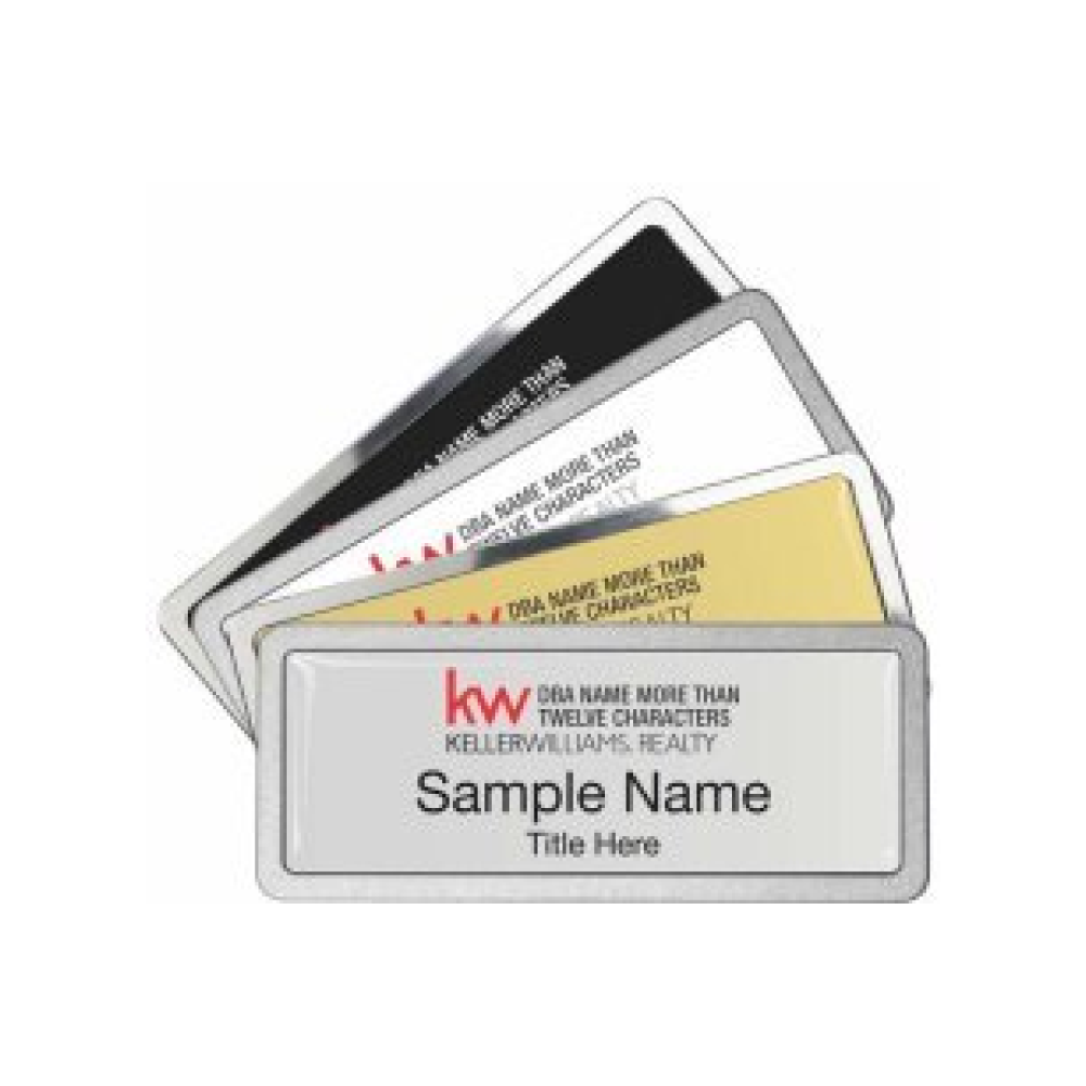Rectangle Name Badges