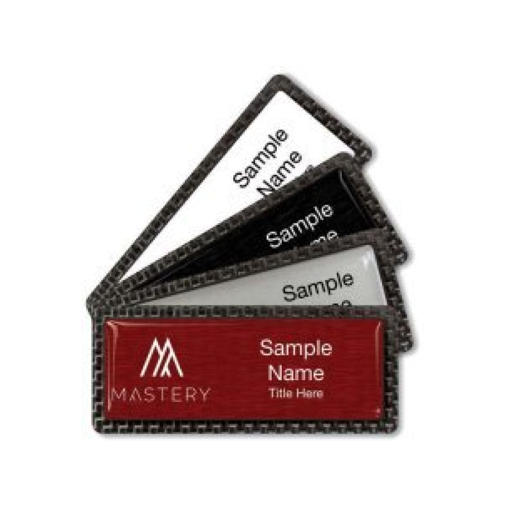 Carbon Fiber Name Badges