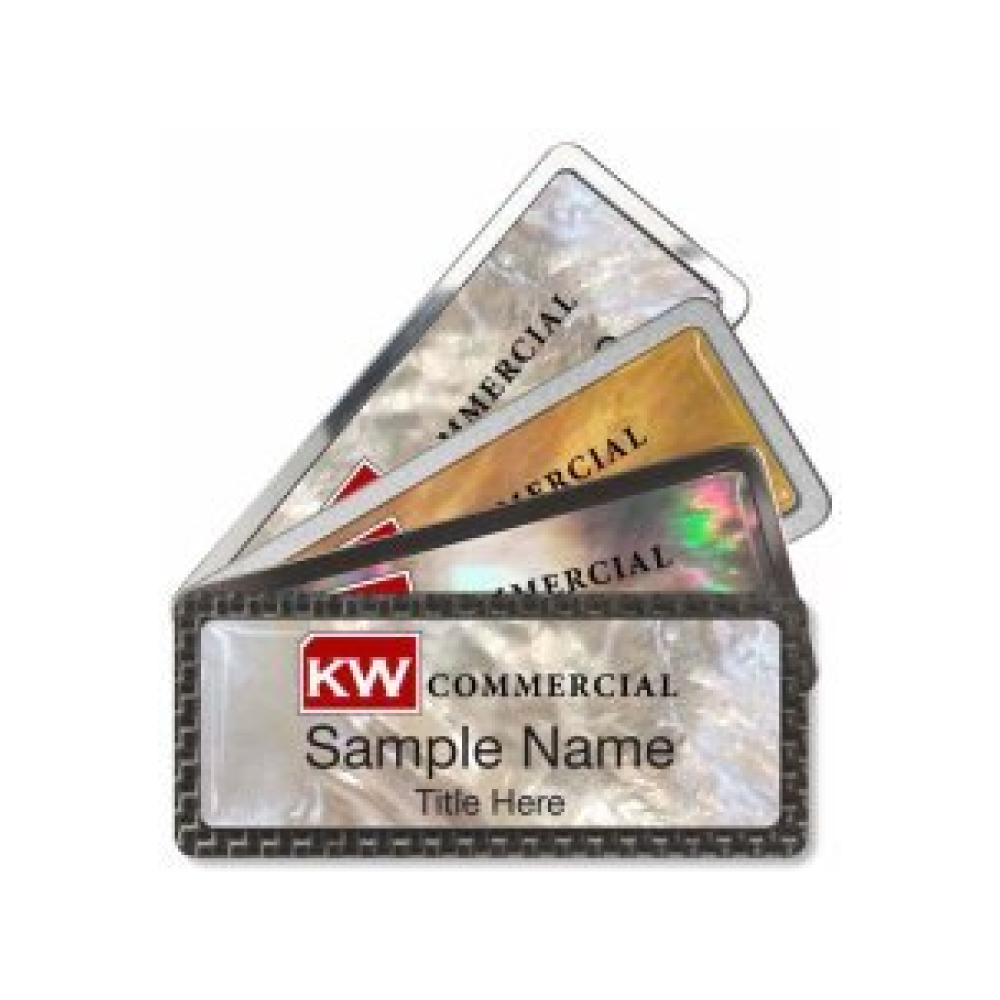 Mother of Pearl Name Badges