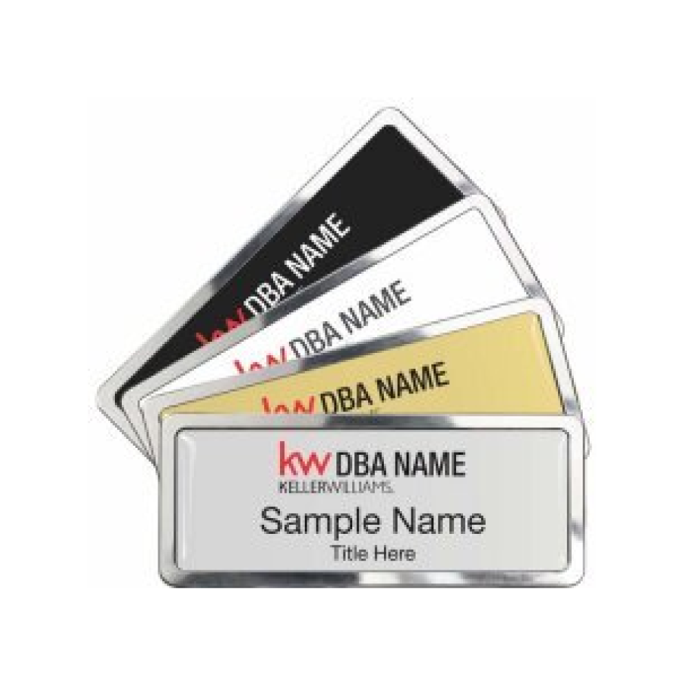 Rectangle Prestige Name Badges