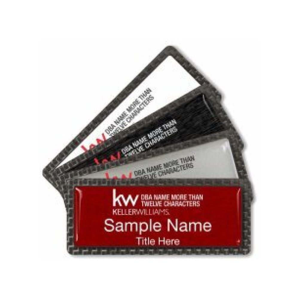Carbon Fiber Name Badges