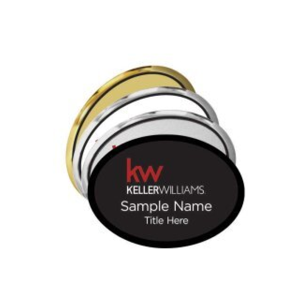 Oval Executive Name Badges