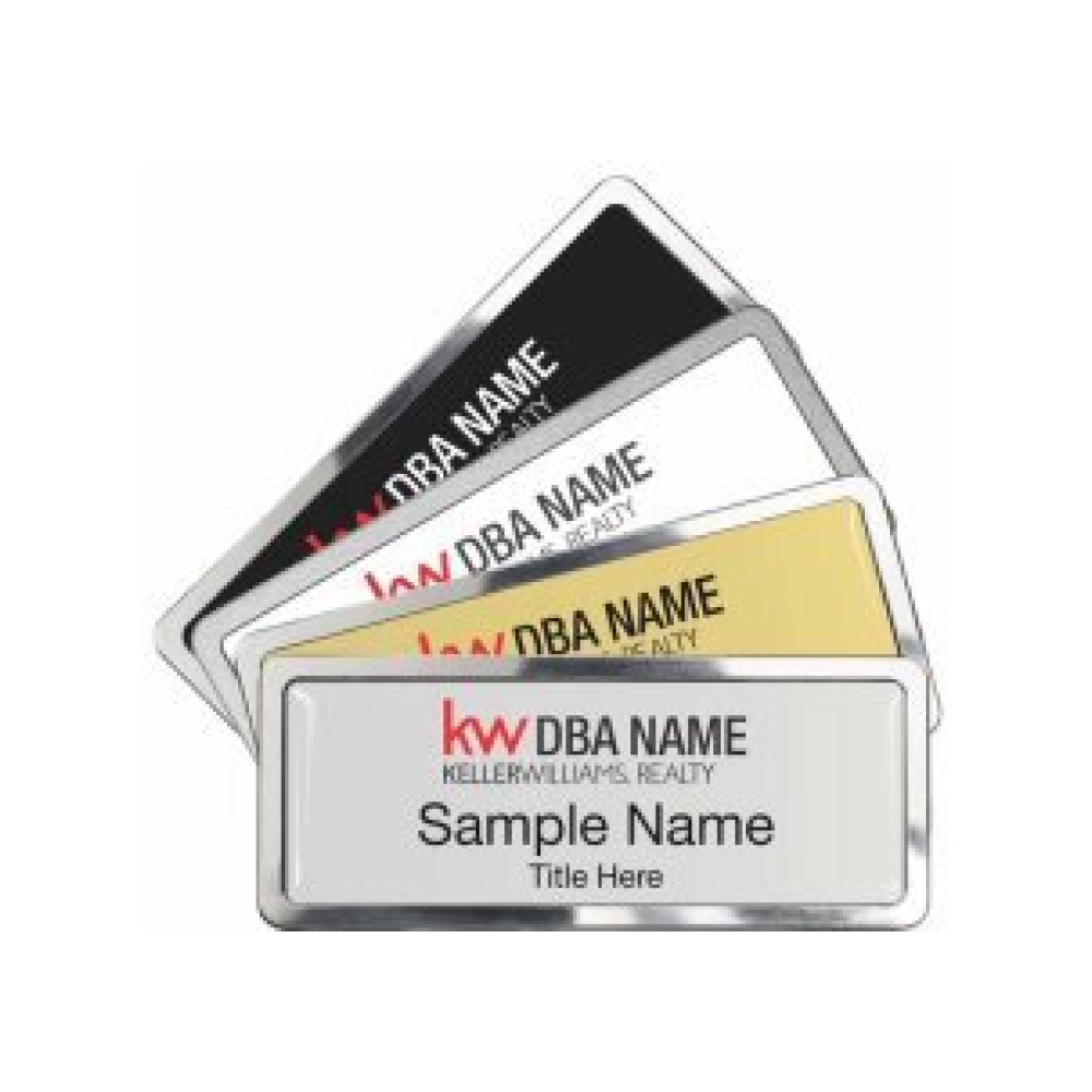Rectangle Prestige Name Badges
