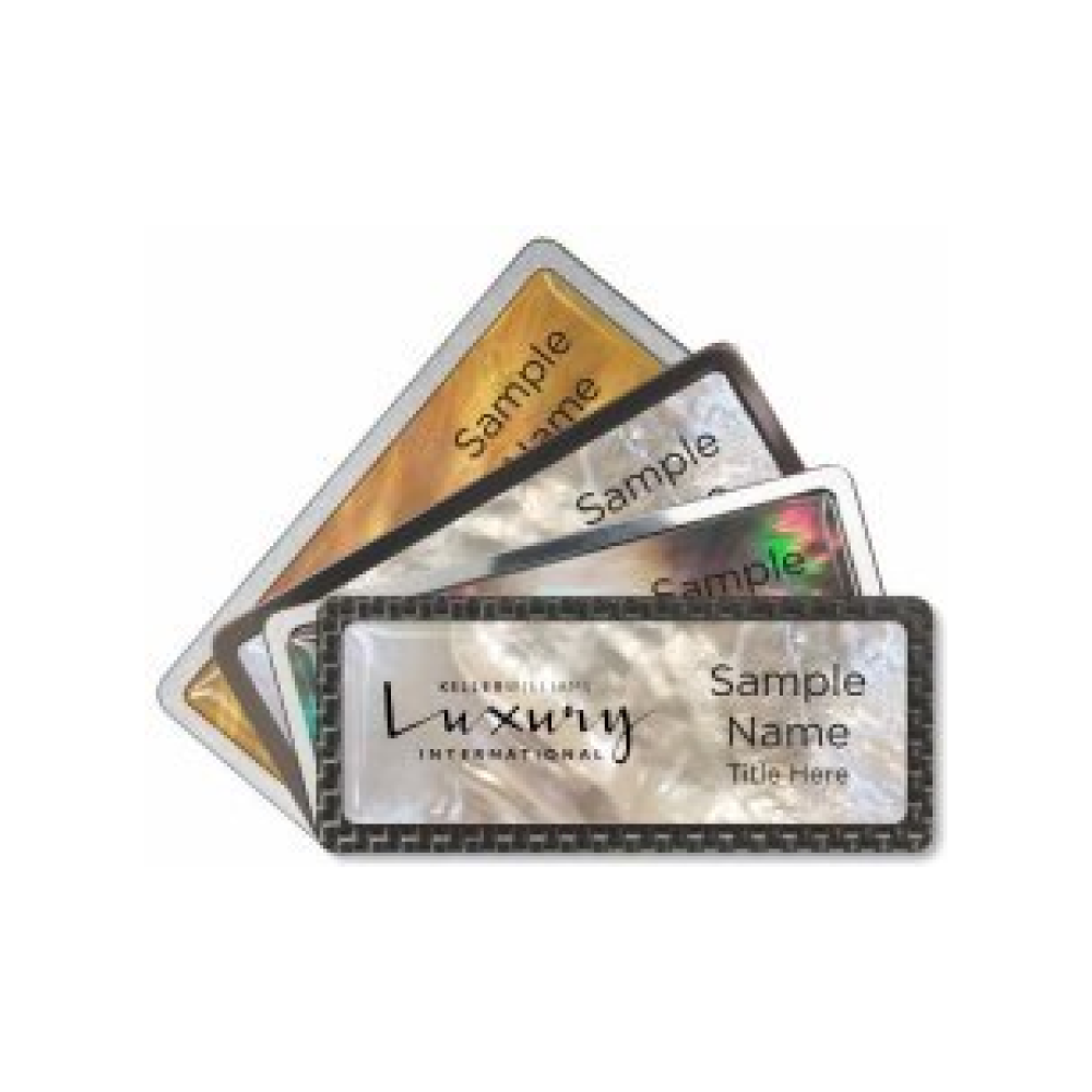 Mother of Pearl Name Badges
