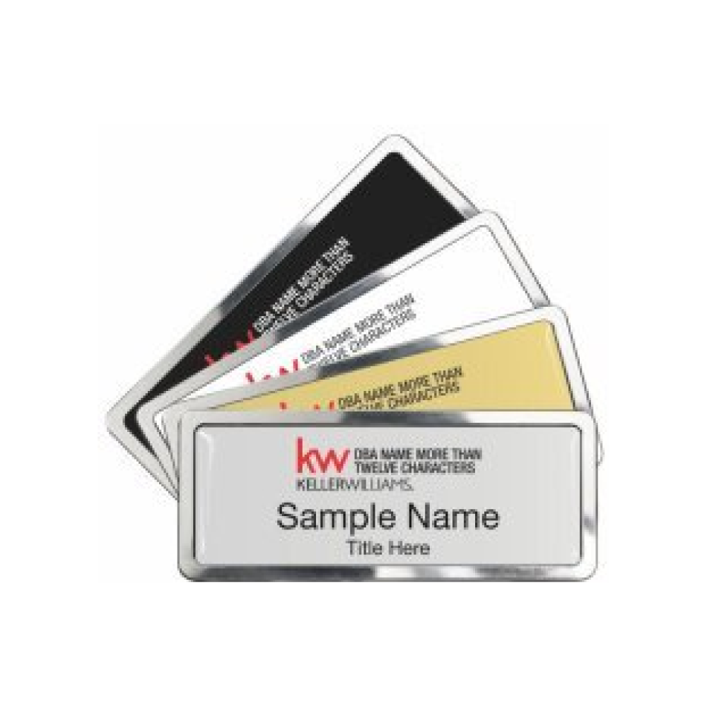 Rectangle Prestige Name Badges