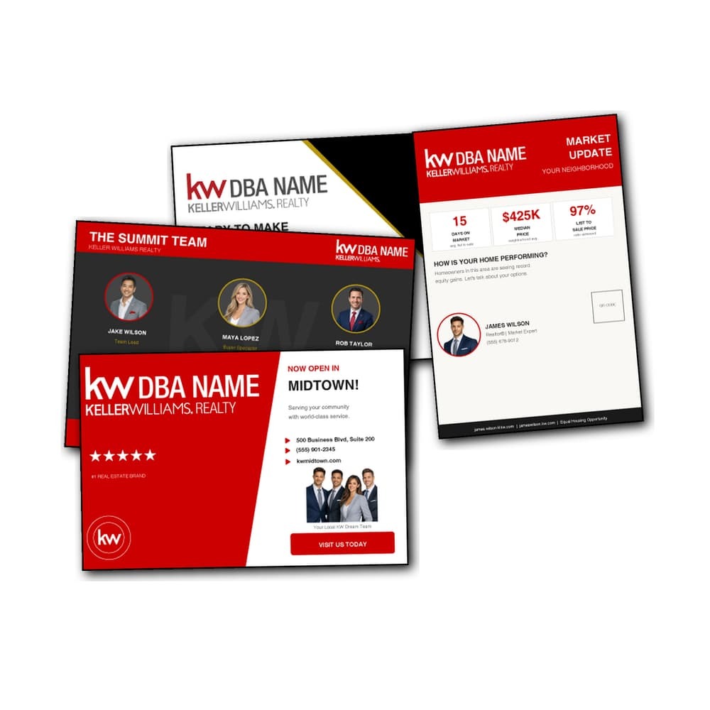 Keller Williams 4"x6" Postcards
