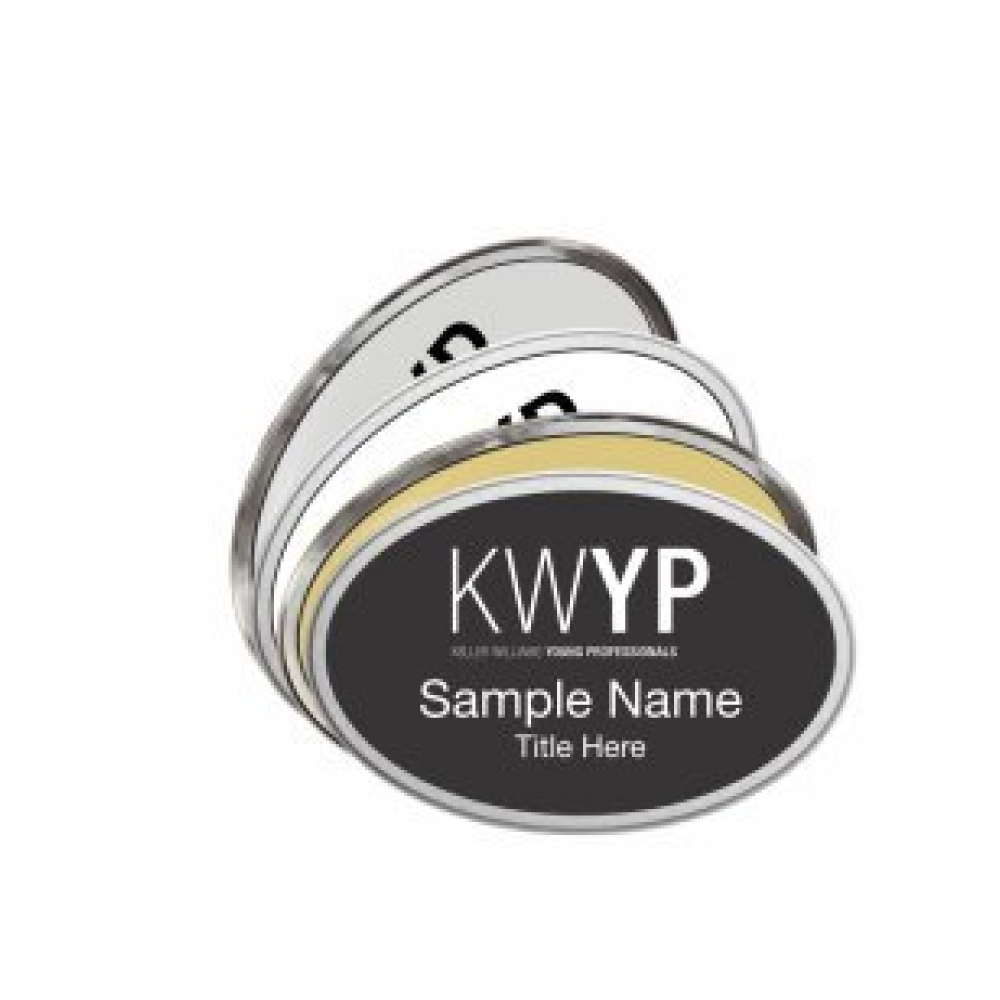 Oval Prestige Name Badges