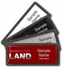 Carbon Fiber Name Badges