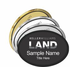 Oval Executive Name Badges