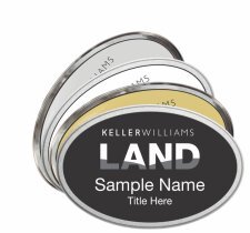 Oval Prestige Name Badges