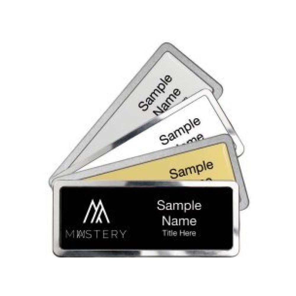 Rectangle Prestige Name Badges