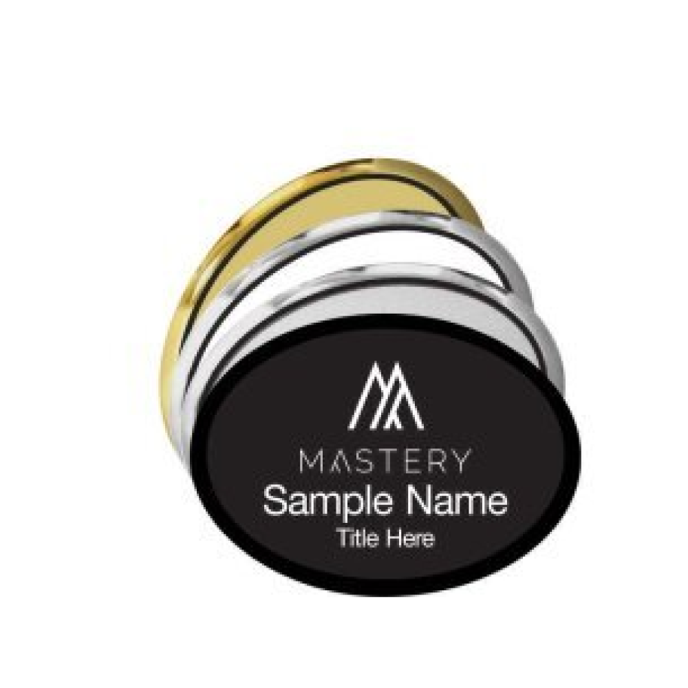 Oval Executive Name Badges
