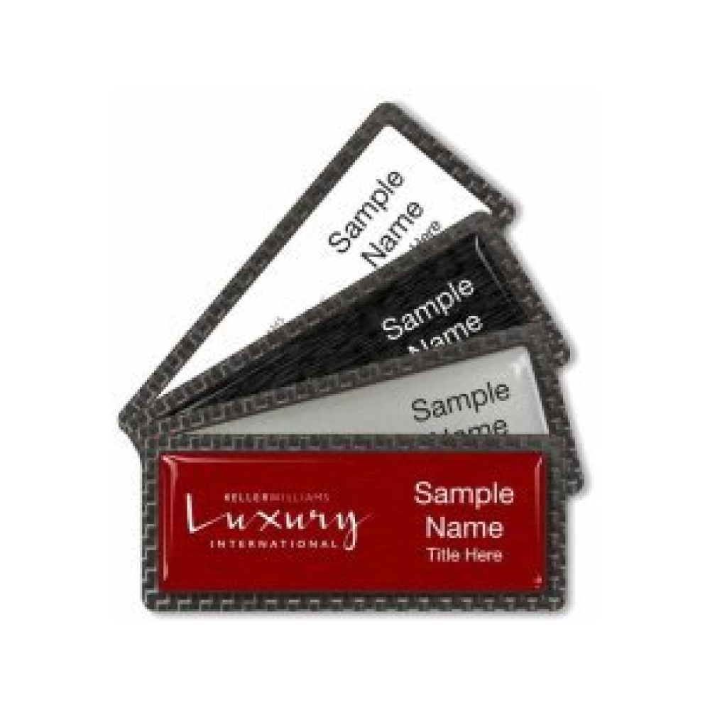 Carbon Fiber Name Badges