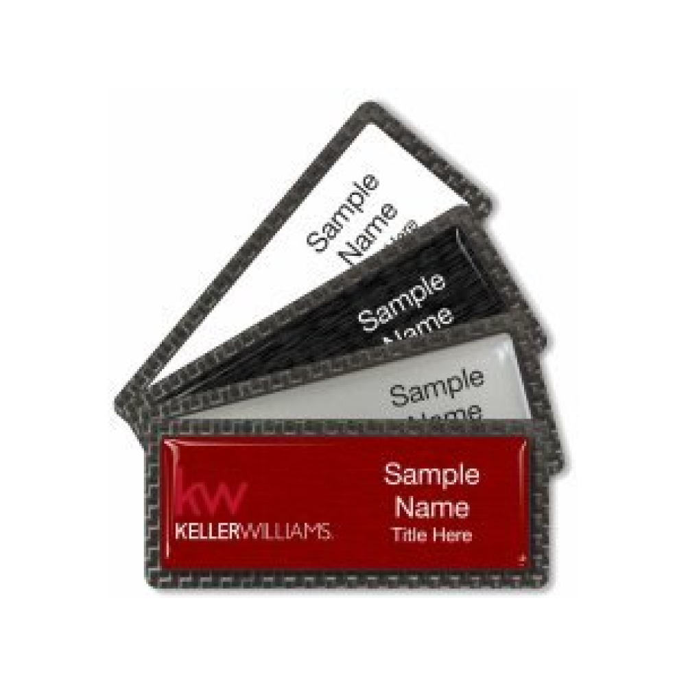 Carbon Fiber Name Badges