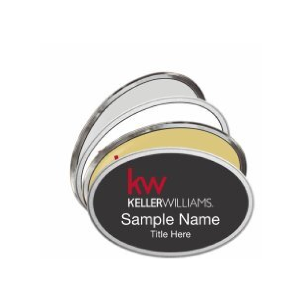 Oval Prestige Name Badges