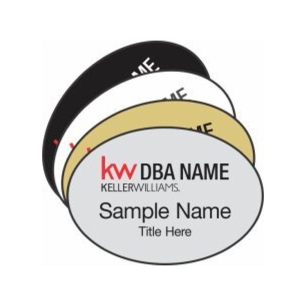 Oval Name Badges