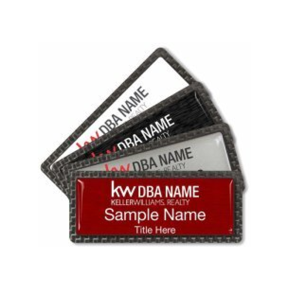 Carbon Fiber Name Badges