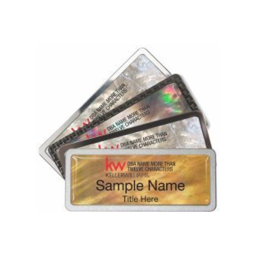 Mother of Pearl Name Badges