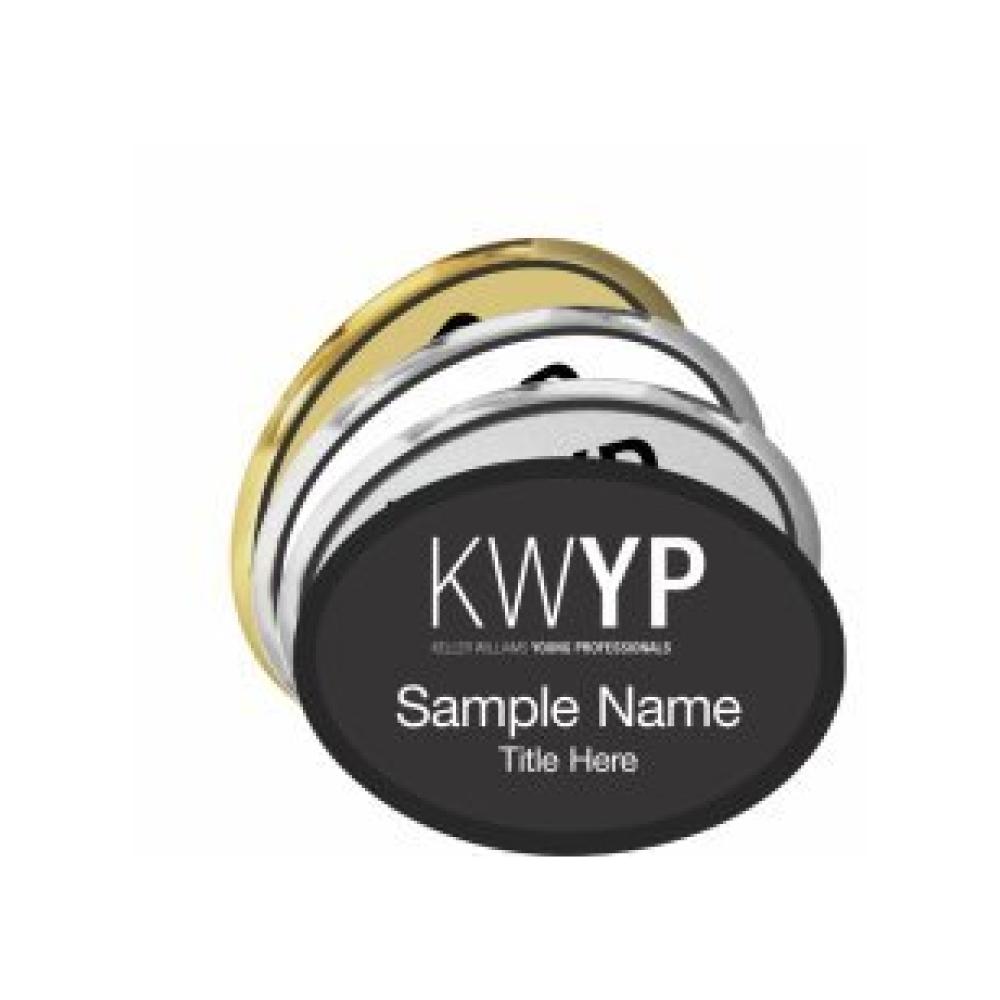 Oval Executive Name Badges