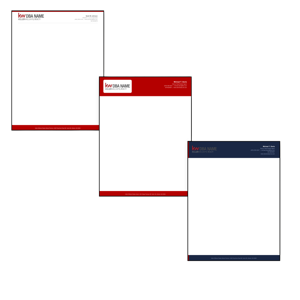 Keller Williams Letterheads