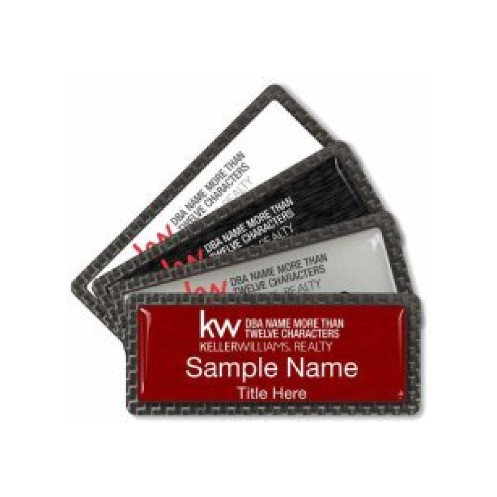 Carbon Fiber Name Badges