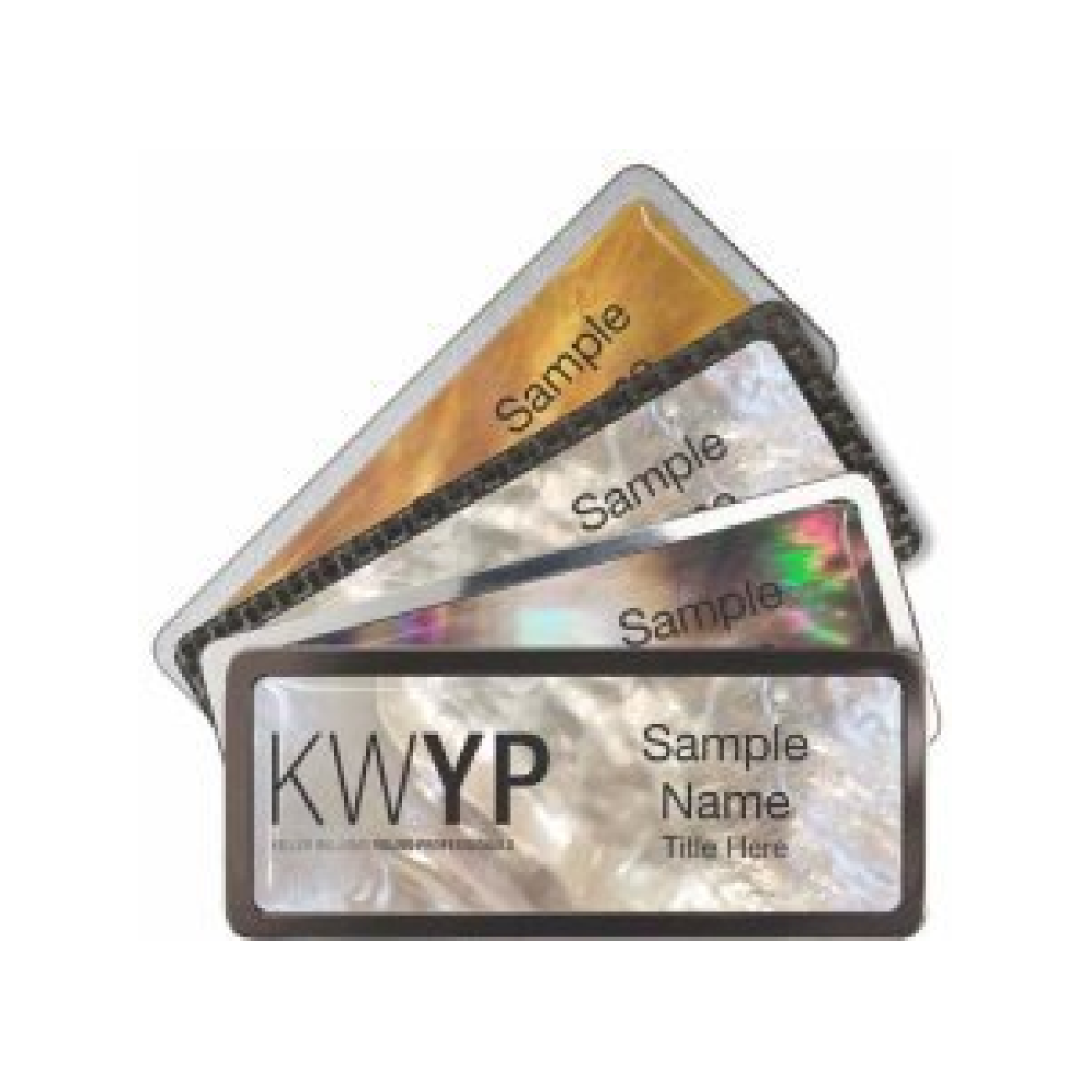 Mother of Pearl Name Badges