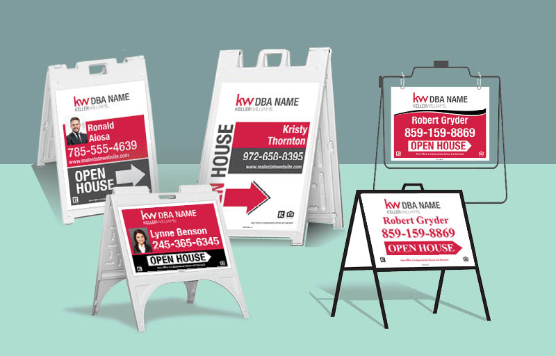How Keller Williams Open House Signage Drives More Walk-In Traffic
