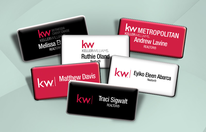 How Keller Williams Name Badges Build Trust at First Contact