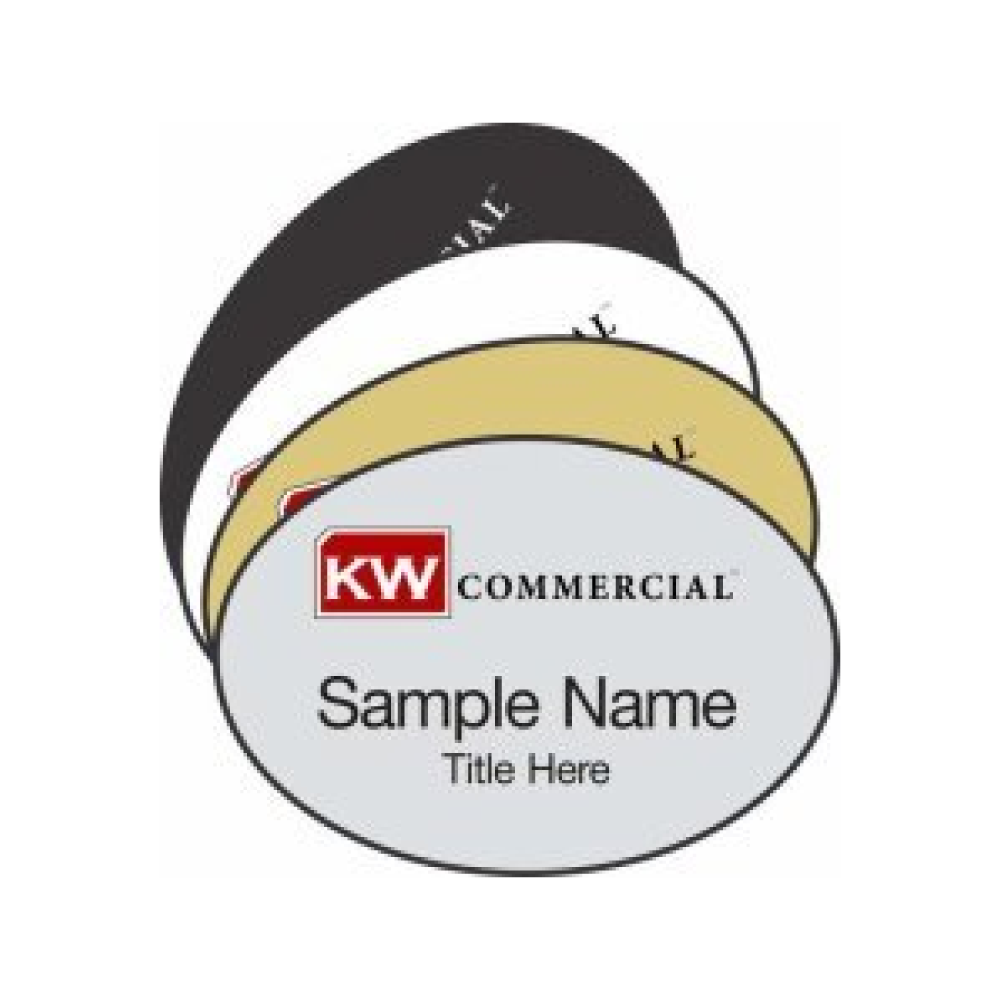 Oval Name Badges
