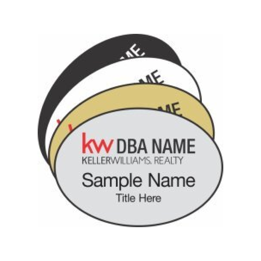 Oval Name Badges