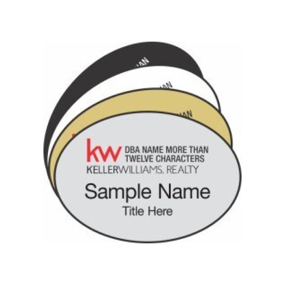 Oval Name Badges