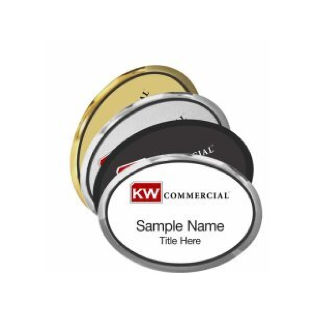 Oval Executive Name Badges