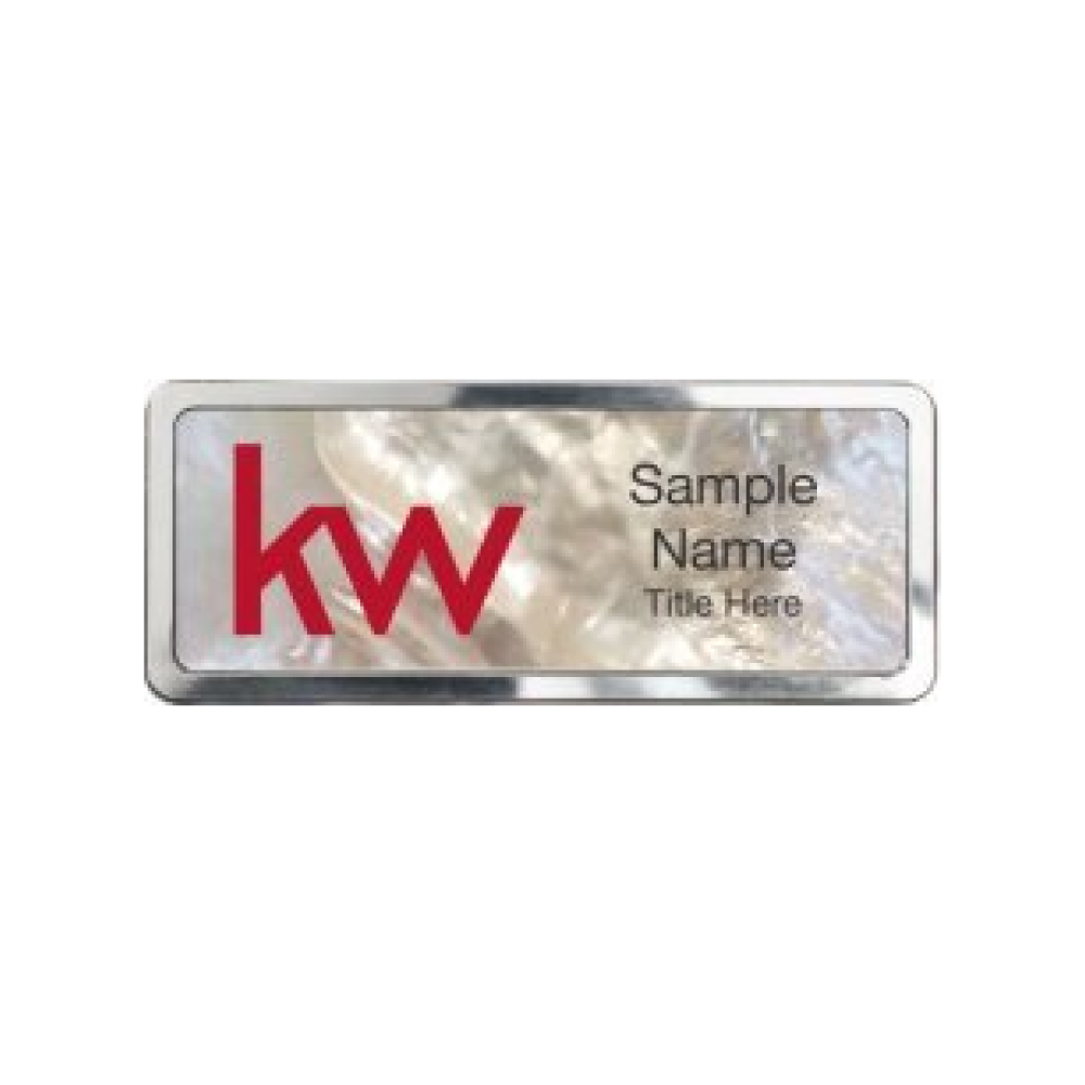 Mother of Pearl Name Badges