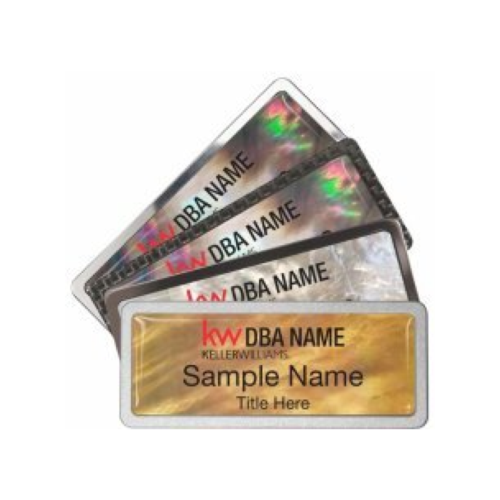 Mother of Pearl Name Badges