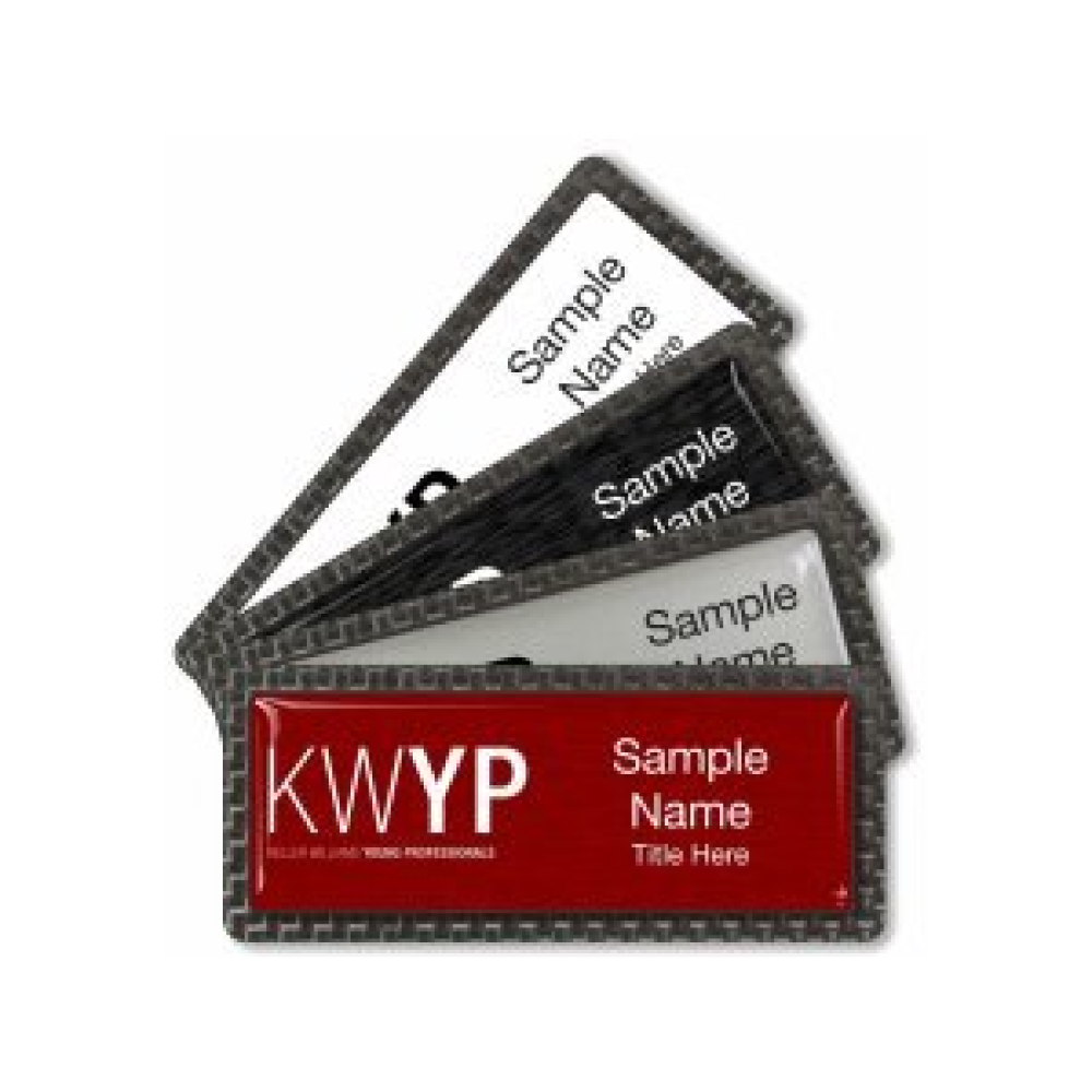 Carbon Fiber Name Badges