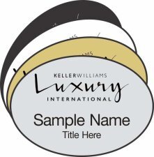 Oval Name Badges