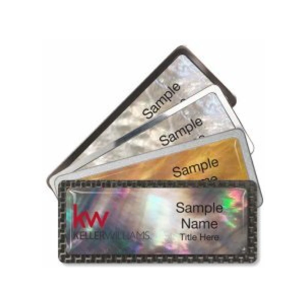 Mother of Pearl Name Badges