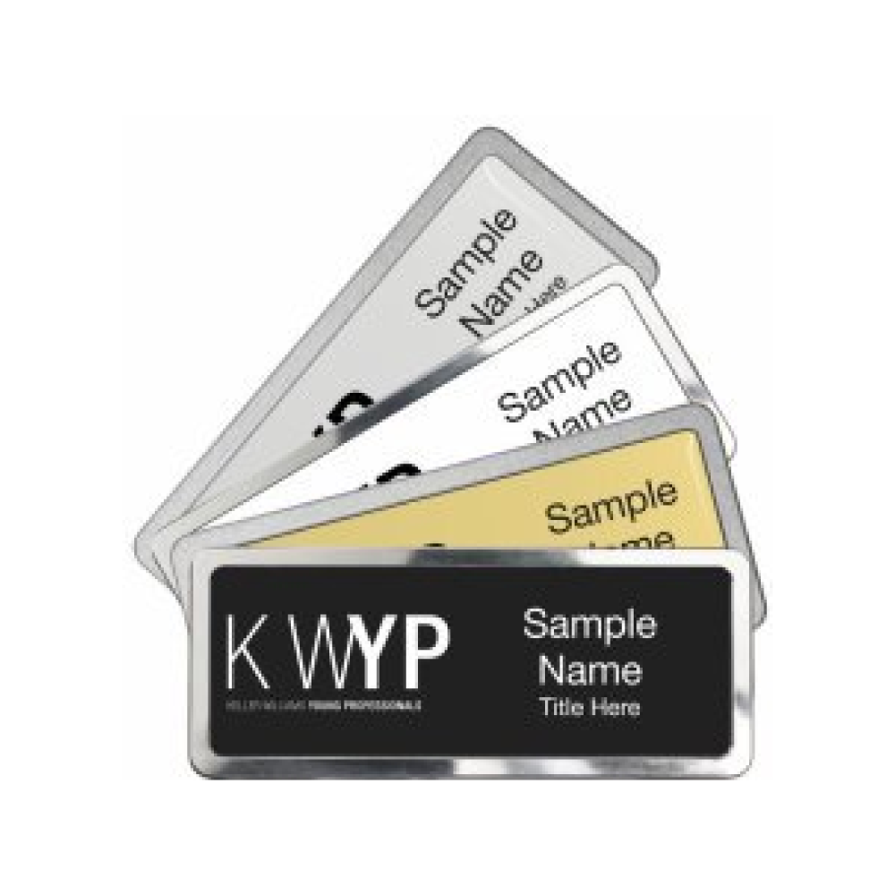 Rectangle Prestige Name Badges