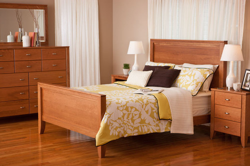 Justine Panel Bed with Footboard Storage