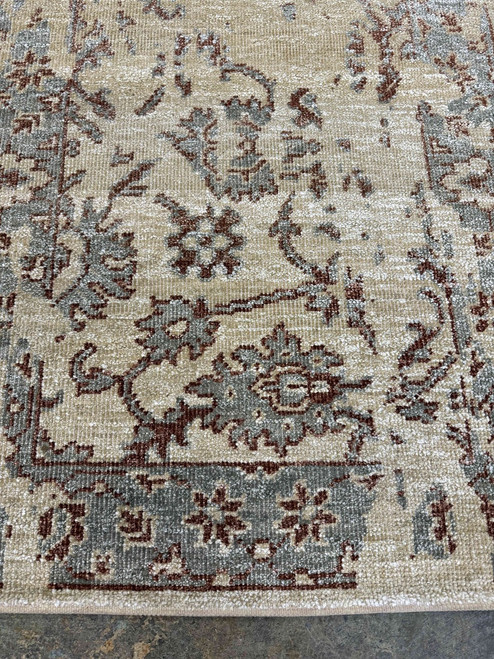 Silk Oushak, Design RK-1117 Area Rug - Detail 1