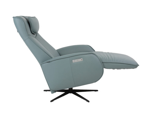 Axel Recliner, Large, Ice - Side view