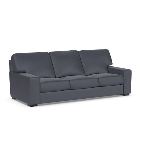 Danford Sofa, Bison Deep Blue leather - 45