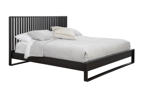 Corsa King Bed Slatted Noir 45